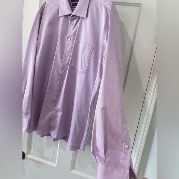 Gordon Mitchell Performax Mens long sleeve button down collar pink dress shirt - Picture 10 of 13